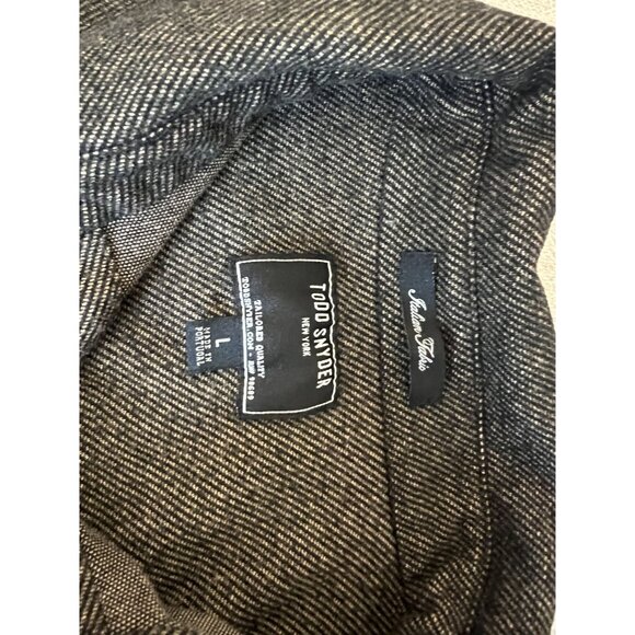 Todd Snyder Mens Knit Button-Up Shirt Jacket Large - Picture 2 of 3